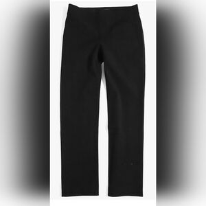 Ann Taylor Loft Dress Pants Women's Sz 4 Black Polyester Straight Leg Trouser